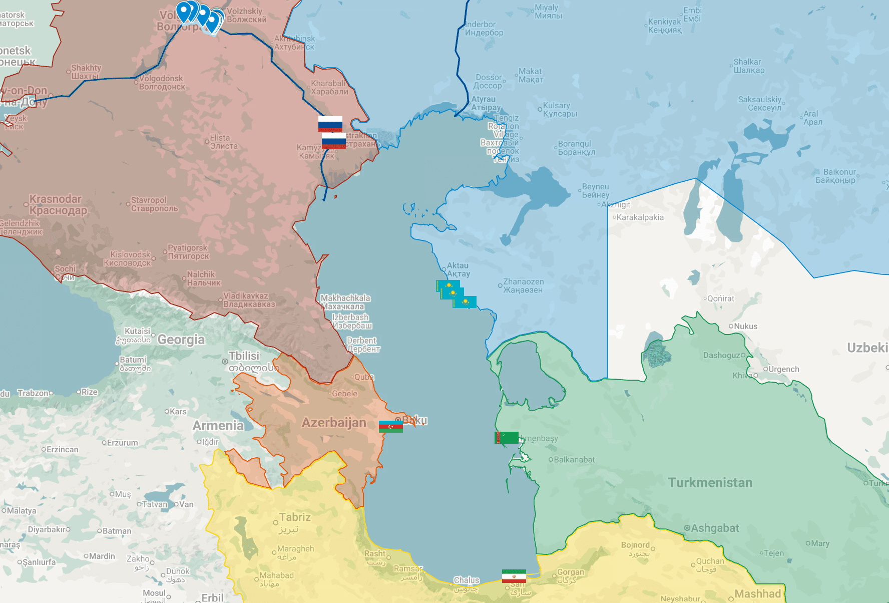 Shipbuilding on the Caspian Sea